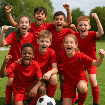 Blije teamgenoten op het veld.png